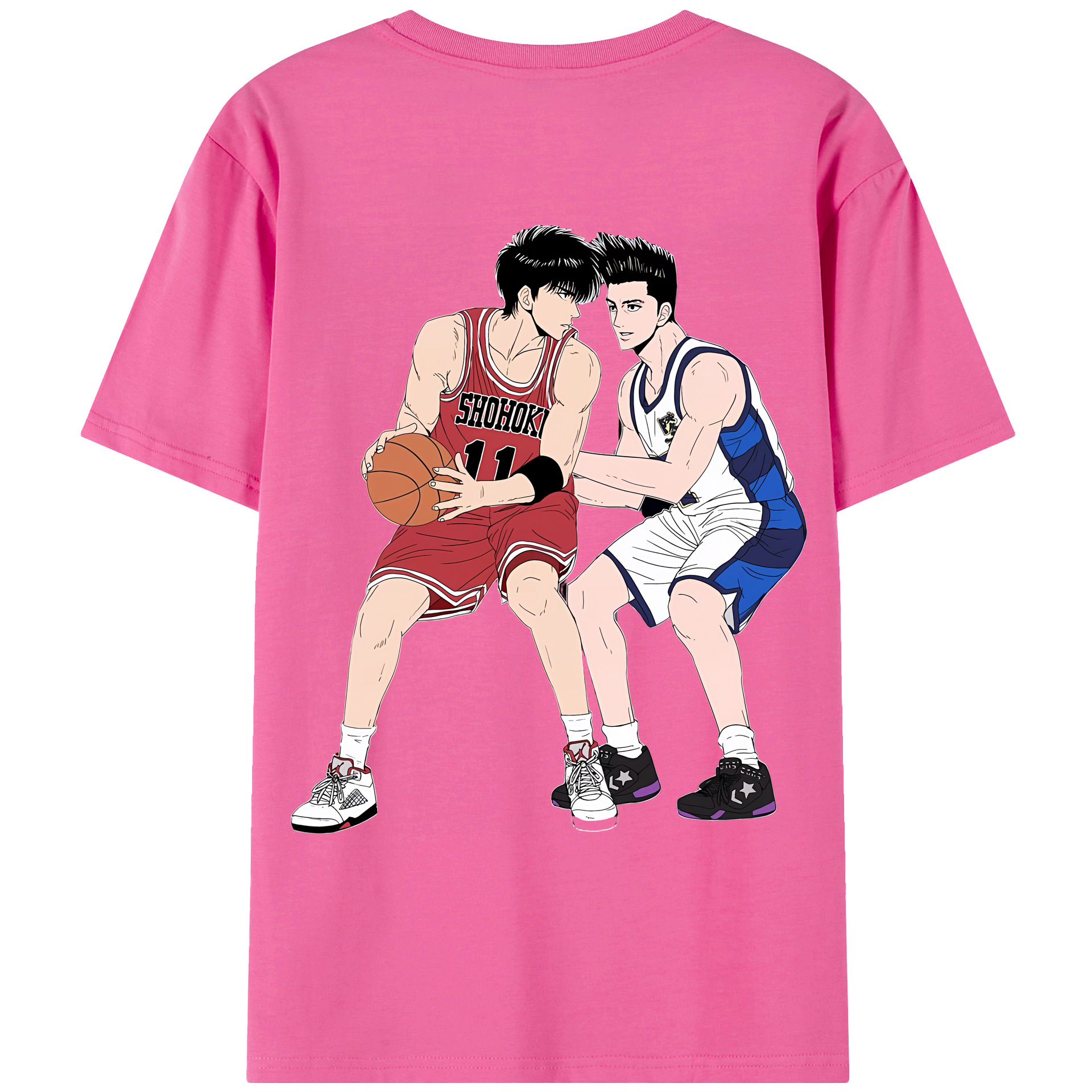 SLAM DUNK／スラムダンク レディース半袖Tシャツ(バックプリント)